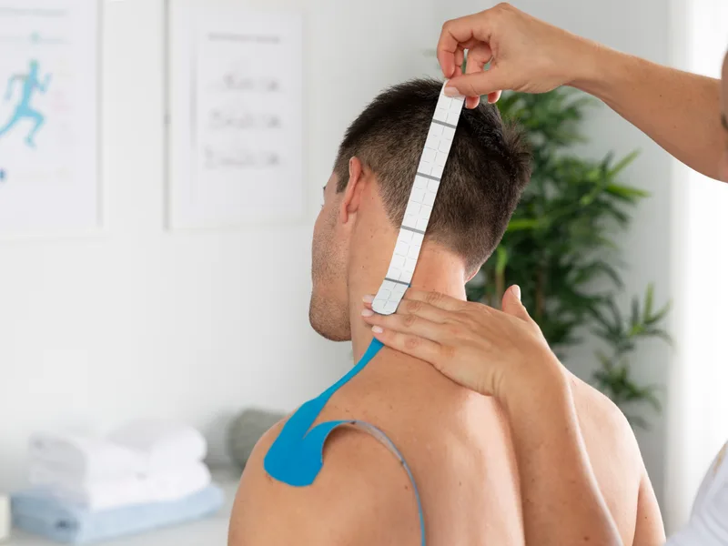 Kinesio Taping at Northern Roots Family Spinal Care in Clear Lake